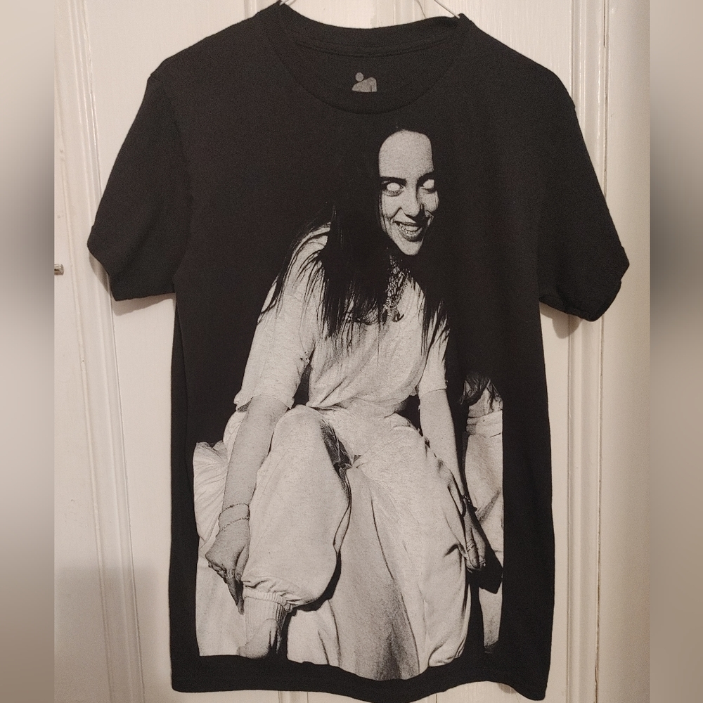 Billie Eilish When We All Fall Asleep, Where Do We Go? t shirt Exorcist graphic